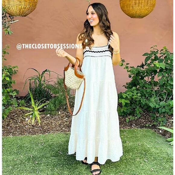 ZARA BLOGGER FAVE!!! Midi Dress with Wide Straps NWT - Picture 3 of 16